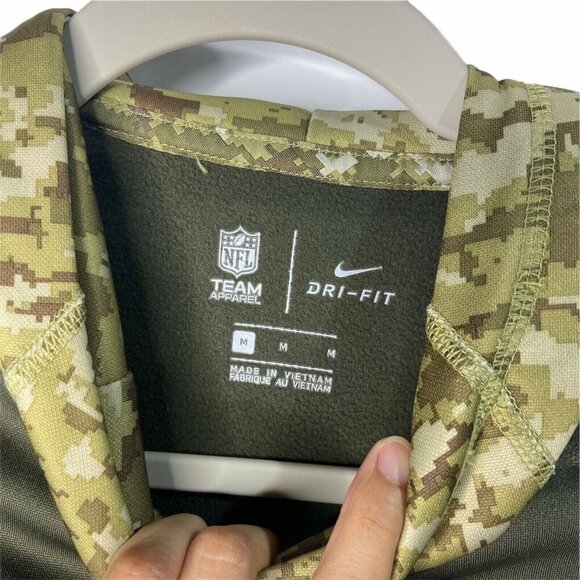 Nike Hoodie M Salute To Service 2017 NFL Sweatshirt Dri On Field 100% Authentic - Picture 8 of 12